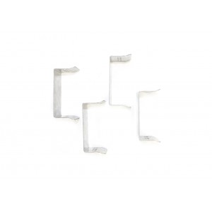 Hyperline TB2-KIT-SL Комплект для скрепления шкафов серии TTB, TTR между собой (4 скобы + 8 винтов), нержавеющая сталь Hyperline TB2-KIT-SL Комплект для скрепления шкафов серии TTB, TTR между собой (4 скобы + 8 винтов), нержавеющая сталь