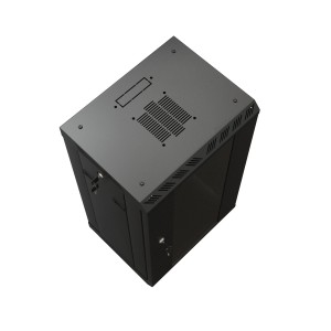Hyperline TDB-12U-GP-RAL9004 Шкаф настенный 10, 12U, 649,5х390х300, уст. размер 254 мм, со стеклянной дверью, открывающиеся стенки, возможность установки вентилятора, цвет черный (RAL 9004) (собранный) Hyperline TDB-12U-GP-RAL9004 Шкаф настенный 10, 12U, 649,5х390х300, уст. размер 254 мм, со стеклянной дверью, открывающиеся стенки, возможность установки вентилятора, цвет черный (RAL 9004) (собранный)