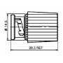 Hyperline TER-BNC-M-75-CAP BNC-терминатор 75 Ом с колпачком Hyperline TER-BNC-M-75-CAP BNC-терминатор 75 Ом с колпачком