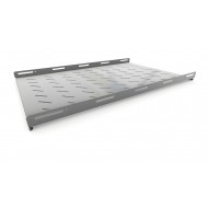 Hyperline TSH3L-850-RAL7035 Полка стационарная, глубина 850 мм, с боковым креплением, нагрузка до 20 кг, для шкафов серии TTB, TTR, 485х850мм (ШхГ), цвет серый (RAL 7035)
