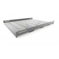 Hyperline TSH3M-650-RAL7035 Полка стационарная усиленная, глубина 650 мм, с боковым креплением, нагрузка до 50 кг, для шкафов серии TTB, TTR, 485х650мм (ШхГ), цвет серый (RAL 7035)