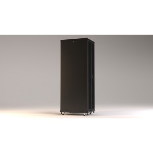 Hyperline TTR-2761-DD-RAL9005 Шкаф напольный 19-дюймовый, 27U, 1388x600х1000 мм (ВхШхГ), передняя и задняя распашные перфорированные двери (75%), ручка с замком, цвет черный (RAL 9005) (разобранный) Hyperline TTR-2761-DD-RAL9005 Шкаф напольный 19-дюймовый, 27U, 1388x600х1000 мм (ВхШхГ), передняя и задняя распашные перфорированные двери (75%), ручка с замком, цвет черный (RAL 9005) (разобранный)