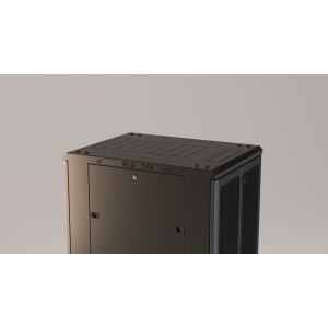 Hyperline TTR-3266-DD-RAL9005 Шкаф напольный 19-дюймовый, 32U, 1610x600х600 мм (ВхШхГ), передняя и задняя распашные перфорированные двери (75%), ручка с замком, цвет черный (RAL 9005) (разобранный) Hyperline TTR-3266-DD-RAL9005 Шкаф напольный 19-дюймовый, 32U, 1610x600х600 мм (ВхШхГ), передняя и задняя распашные перфорированные двери (75%), ручка с замком, цвет черный (RAL 9005) (разобранный)