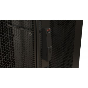 Hyperline TTR-3268-DD-RAL9005 Шкаф напольный 19-дюймовый, 32U, 1610x600х800 мм (ВхШхГ), передняя и задняя распашные перфорированные двери (75%), ручка с замком, цвет черный (RAL 9005) (разобранный) Hyperline TTR-3268-DD-RAL9005 Шкаф напольный 19-дюймовый, 32U, 1610x600х800 мм (ВхШхГ), передняя и задняя распашные перфорированные двери (75%), ручка с замком, цвет черный (RAL 9005) (разобранный)