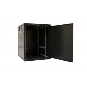 Hyperline TWB-1568-SR-RAL9004 Шкаф настенный 19-дюймовый (19), 15U, 775x600х800мм, металлическая передняя дверь с замком, две боковые панели, цвет черный (RAL 9004) (разобранный) Hyperline TWB-1568-SR-RAL9004 Шкаф настенный 19-дюймовый (19), 15U, 775x600х800мм, металлическая передняя дверь с замком, две боковые панели, цвет черный (RAL 9004) (разобранный)