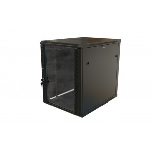 Hyperline TWB-2768-GP-RAL9004 Шкаф настенный 19-дюймовый (19), 27U, 1304x600х800мм, стеклянная дверь с перфорацией по бокам, ручка с замком, цвет черный (RAL 9004) (разобранный) Hyperline TWB-2768-GP-RAL9004 Шкаф настенный 19-дюймовый (19), 27U, 1304x600х800мм, стеклянная дверь с перфорацией по бокам, ручка с замком, цвет черный (RAL 9004) (разобранный)
