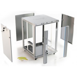 Hyperline TWB-FC-1545-GP-RAL7035 Шкаф настенный 19-дюймовый (19), 15U, 787x600х450мм, стеклянная дверь с перфорацией по бокам, ручка с замком, с возможностью установки на ножки (в комплекте), цвет серый (RAL 7035) (разобранный) Hyperline TWB-FC-1545-GP-RAL7035 Шкаф настенный 19-дюймовый (19), 15U, 787x600х450мм, стеклянная дверь с перфорацией по бокам, ручка с замком, с возможностью установки на ножки (в комплекте), цвет серый (RAL 7035) (разобранный)