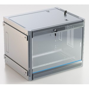 Hyperline TWB-FC-1545-GP-RAL7035 Шкаф настенный 19-дюймовый (19), 15U, 787x600х450мм, стеклянная дверь с перфорацией по бокам, ручка с замком, с возможностью установки на ножки (в комплекте), цвет серый (RAL 7035) (разобранный) Hyperline TWB-FC-1545-GP-RAL7035 Шкаф настенный 19-дюймовый (19), 15U, 787x600х450мм, стеклянная дверь с перфорацией по бокам, ручка с замком, с возможностью установки на ножки (в комплекте), цвет серый (RAL 7035) (разобранный)