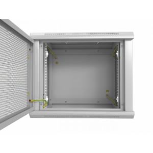 Hyperline TWL-0666-SR-RAL7035 Шкаф настенный 19-дюймовый (19), 6U, 367x600х600мм, металлическая дверь, несъемные стенки, 1 пара профилей, цвет серый (RAL 7035) (собранный) Hyperline TWL-0666-SR-RAL7035 Шкаф настенный 19-дюймовый (19), 6U, 367x600х600мм, металлическая дверь, несъемные стенки, 1 пара профилей, цвет серый (RAL 7035) (собранный)