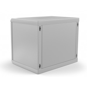 Hyperline TWL-0930-SR-RAL7035 Шкаф настенный 19-дюймовый (19), 9U, 500x600х300мм, металлическая дверь, несъемные стенки, 1 пара профилей, цвет серый (RAL 7035) (собранный) Hyperline TWL-0930-SR-RAL7035 Шкаф настенный 19-дюймовый (19), 9U, 500x600х300мм, металлическая дверь, несъемные стенки, 1 пара профилей, цвет серый (RAL 7035) (собранный)