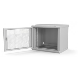 Hyperline TWL-1245-SD-RAL7035 Шкаф настенный 19-дюймовый (19), 12U, 650x600х450мм, металлическая перфорированная дверь, несъемные стенки, 1 пара профилей, цвет серый (RAL 7035) (собранный) Hyperline TWL-1245-SD-RAL7035 Шкаф настенный 19-дюймовый (19), 12U, 650x600х450мм, металлическая перфорированная дверь, несъемные стенки, 1 пара профилей, цвет серый (RAL 7035) (собранный)