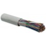 Hyperline UUTP100-C3-S24-IN-LSZH-GY Кабель витая пара, неэкранированная U/UTP, категория 3, 100 пар (24 AWG), одножильный (solid), LSZH нг(А)-HF, –20°C - +60°C, серый Hyperline UUTP100-C3-S24-IN-LSZH-GY Кабель витая пара, неэкранированная U/UTP, категория 3, 100 пар (24 AWG), одножильный (solid), LSZH нг(А)-HF, –20°C - +60°C, серый