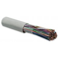 Hyperline UUTP100-C3-S26-IN-PVC-GY (UTP100-C3-SOL-26AWG-IN-PVC-GY) Кабель витая пара, неэкранированная U/UTP, категория 3, 100 пар (26 AWG), одножильный (solid), PVC, –20°C - +60°C, серый