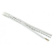Hyperline UUTP12W-C5-S24-IN-LSZH-GY Кабель витая пара, неэкранированная U/UTP, категория 5, 12 пар (4 пары (24 AWG)х3), одножильный (solid), каждый 4х парник - LSZH оболочка, LSZH нг(А)-HF, –20°C - +60°C, серый
