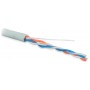 Hyperline UUTP2-C5-P24-IN-LSZH-GY-500 (500 м) Кабель витая пара, неэкранированная U/UTP, категория 5, 2 пары (24 AWG), многожильный (patсh), LSZH, нг(A)-HF, -20°C - +75°C, серый Hyperline UUTP2-C5-P24-IN-LSZH-GY-500 (500 м) Кабель витая пара, неэкранированная U/UTP, категория 5, 2 пары (24 AWG), многожильный (patсh), LSZH, нг(A)-HF, -20°C - +75°C, серый