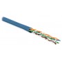 Hyperline UUTP4-C5E-P24-IN-LSZH-BL-305 (305 м) Кабель витая пара, неэкранированная U/UTP, категория 5e, 4 пары (24 AWG), многожильный (patсh), LSZH, нг(А)-HF, -20°C – +75°C, синий Hyperline UUTP4-C5E-P24-IN-LSZH-BL-305 (305 м) Кабель витая пара, неэкранированная U/UTP, категория 5e, 4 пары (24 AWG), многожильный (patсh), LSZH, нг(А)-HF, -20°C – +75°C, синий