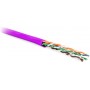 Hyperline UUTP4-C5E-P24-IN-LSZH-PK-100 (100 м) Кабель витая пара, неэкранированная U/UTP, категория 5e, 4 пары (24 AWG), многожильный (patсh), LSZH, нг(А)-HF, -20°C – +75°C, розовый Hyperline UUTP4-C5E-P24-IN-LSZH-PK-100 (100 м) Кабель витая пара, неэкранированная U/UTP, категория 5e, 4 пары (24 AWG), многожильный (patсh), LSZH, нг(А)-HF, -20°C – +75°C, розовый
