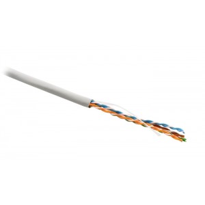 Hyperline UUTP4-C5E-S24-IN-LSZH-WH (куски) Кабель витая пара, неэкранированная U/UTP, категория 5e, 4 пары (24 AWG), одножильный (solid), LSZH, нг(А)-HF, -20°C – +75°C, белый - гарантия: 15 лет компонентная, 25 лет системная Hyperline UUTP4-C5E-S24-IN-LSZH-WH (куски) Кабель витая пара, неэкранированная U/UTP, категория 5e, 4 пары (24 AWG), одножильный (solid), LSZH, нг(А)-HF, -20°C – +75°C, белый - гарантия: 15 лет компонентная, 25 лет системная