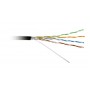 Hyperline UUTP4-C5E-S24-SW-OUT-PE-BK-500 (500 м) Кабель витая пара U/UTP, кат.5e, 4 пары (24 AWG), одножильн. (solid), с металл. тросом, внешний, PE, -40°C - +60°C, черный - гарантия: 15 лет компонентная Hyperline UUTP4-C5E-S24-SW-OUT-PE-BK-500 (500 м) Кабель витая пара U/UTP, кат.5e, 4 пары (24 AWG), одножильн. (solid), с металл. тросом, внешний, PE, -40°C - +60°C, черный - гарантия: 15 лет компонентная