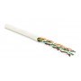 Hyperline UUTP4-C6-P24-NCR-IN-LSZH-WH-100 (100 м) Кабель витая пара, неэкранированная U/UTP, категория 6, 4 пары (24 AWG), многожильный (patсh), без разделителя, LSZH, нг(А)-HF, –20°C–+75°C, белый Hyperline UUTP4-C6-P24-NCR-IN-LSZH-WH-100 (100 м) Кабель витая пара, неэкранированная U/UTP, категория 6, 4 пары (24 AWG), многожильный (patсh), без разделителя, LSZH, нг(А)-HF, –20°C–+75°C, белый