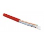 Hyperline UUTP4-C6-S23-IN-LSZH-RD-100 (100 м) Кабель витая пара U/UTP, категория 6, 4 пары (23 AWG), одножильный (solid), с разделителем, LSZH, нг(А)-HF, –20°C – +75°C, красный - гарантия:15 лет компонентная, 25 лет системная Hyperline UUTP4-C6-S23-IN-LSZH-RD-100 (100 м) Кабель витая пара U/UTP, категория 6, 4 пары (23 AWG), одножильный (solid), с разделителем, LSZH, нг(А)-HF, –20°C – +75°C, красный - гарантия:15 лет компонентная, 25 лет системная