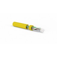 Hyperline UUTP4-C6A-S23-IN-LSZH-YL-500 (500 м) Кабель витая пара, неэкранированная U/UTP, категория 6a (10GBE), 4 пары (23 AWG), одножильный (solid), LSZH, желтый