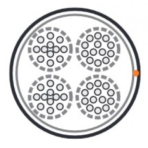 Hyperline UUTP50-C3-S26-IN-PVC-GY Кабель витая пара, неэкранированная U/UTP, категория 3, 50 пар (26 AWG), одножильный (solid), PVC, –20°C – +60°C, серый Hyperline UUTP50-C3-S26-IN-PVC-GY Кабель витая пара, неэкранированная U/UTP, категория 3, 50 пар (26 AWG), одножильный (solid), PVC, –20°C – +60°C, серый