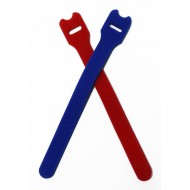 Hyperline WASN-180-mix-10 Хомут для кабеля, липучка с мягкой застежкой, 180x14 мм, цвет в ассортименте (10 шт.)