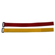 Hyperline WASN-290-mix-10 Хомут для кабеля, липучка с жесткой застежкой, 290x20 мм, цвет в ассортименте (10 шт.)